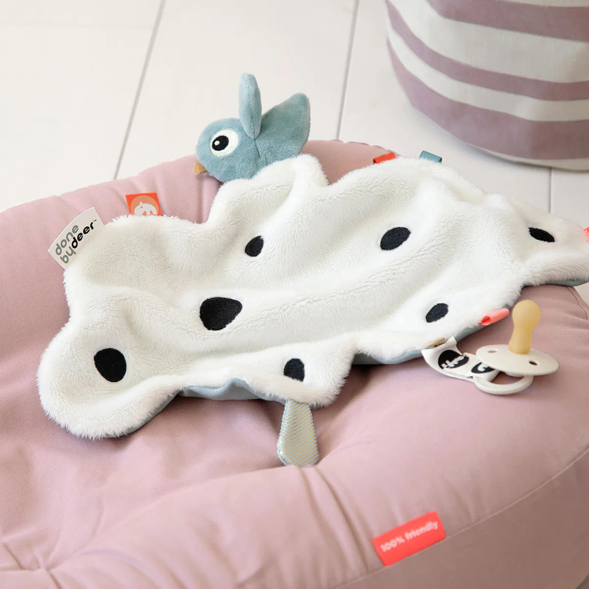 Knuffeldoekje - Happy Clouds - Blauw