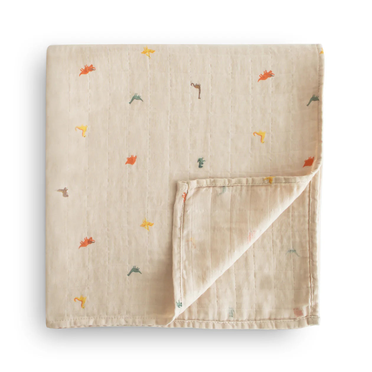 Mushie Musline swaddle Dino 120 x 120 cm