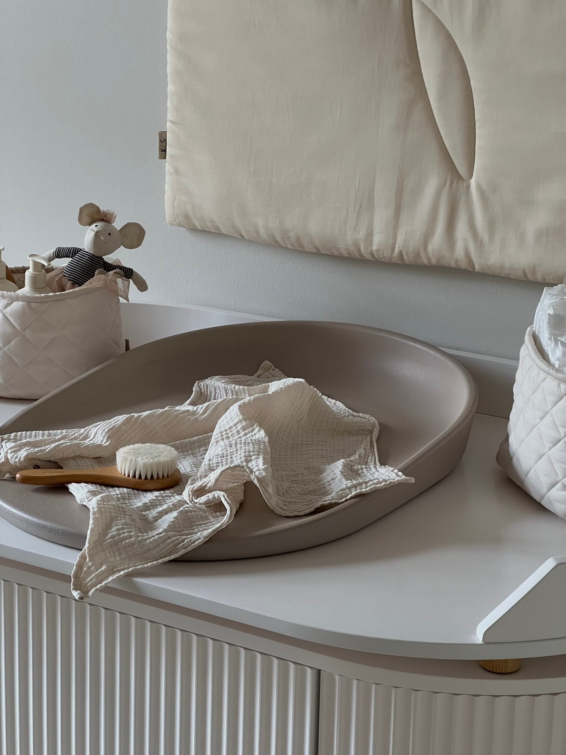 Kai verschoningsmatje - Dusty stone