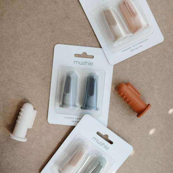 Mushie vingertandenborstel