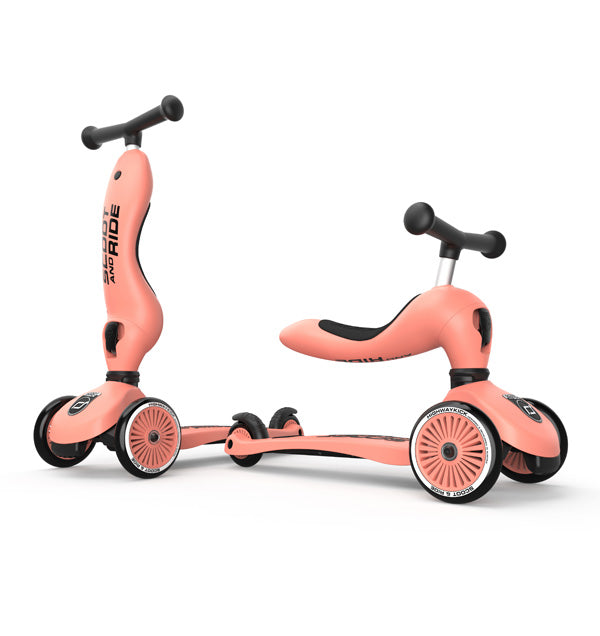 Loopfiets/step highwaykick 1 - peach