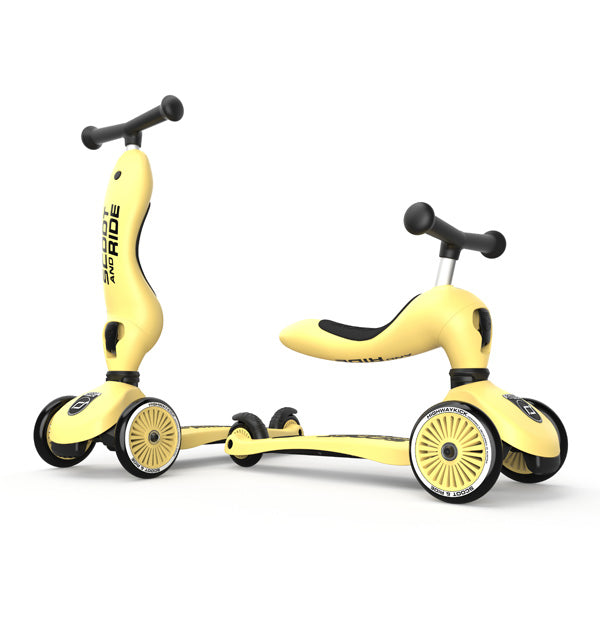 Loopfiets/step highwaykick 1 - Lemon