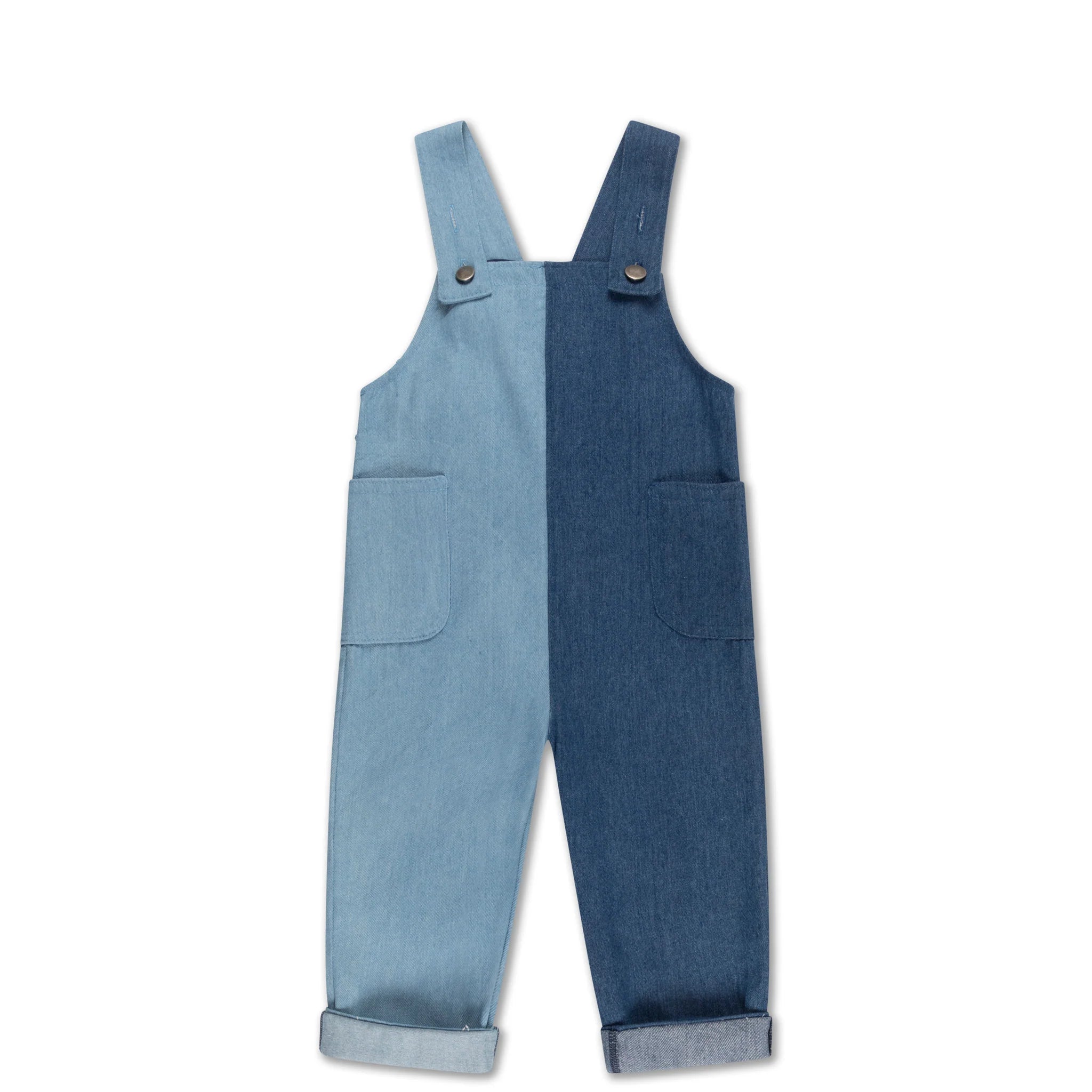 The Ravi - Double Denim Dungarees