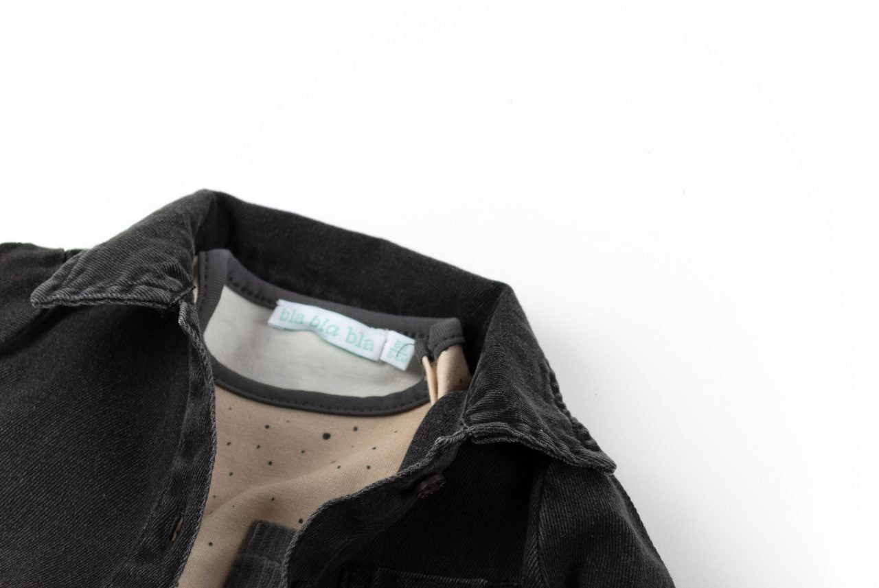 BLA BLA BLA - zwart shirt jeans