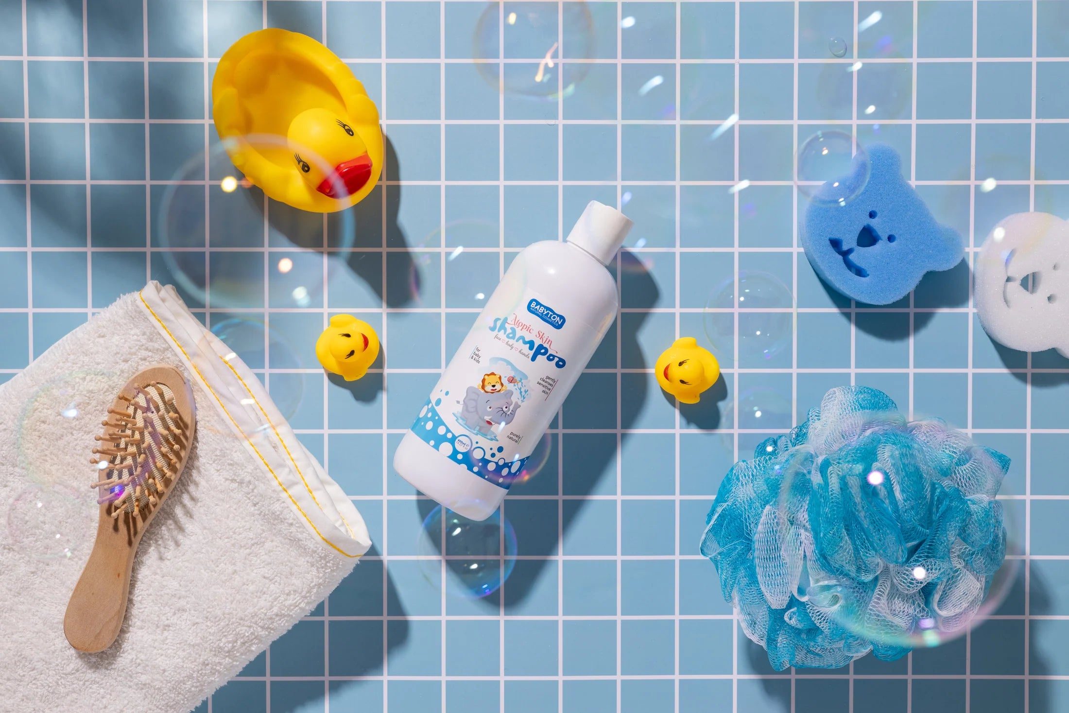 Natuurlijke Body & Hair Shampoo voor Atopische Huid 400ml