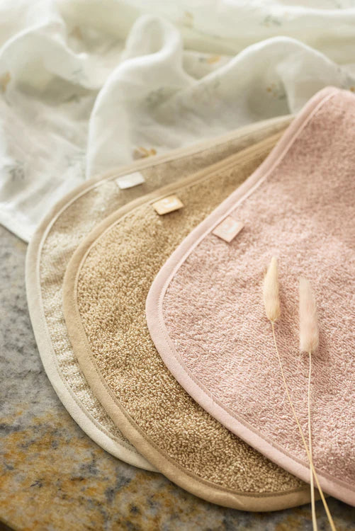 Jollein - Slab Badstof - Wild Rose/Nougat/Biscuit - 3 Stuks