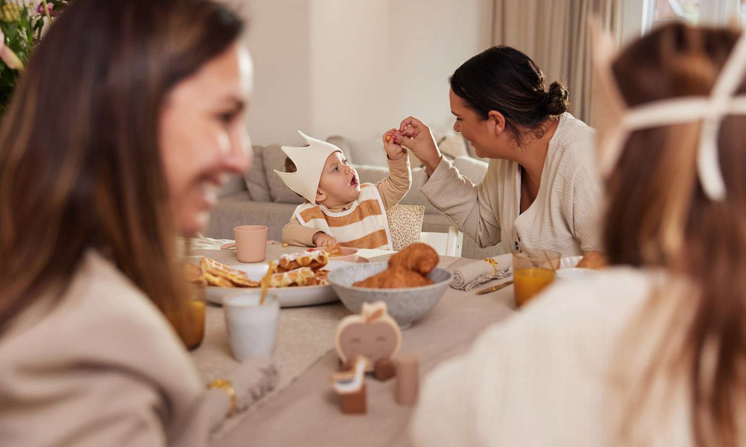 Verjaardagskroon Party Collection - Ivory