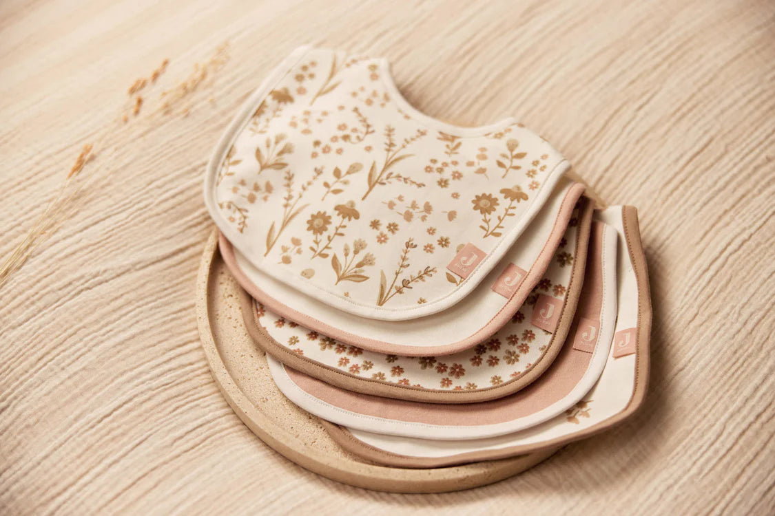 Jollein - Slab Jersey Waterproof - Bloomy - 5 Stuks