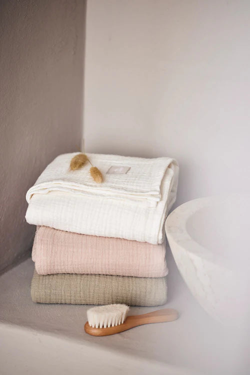 hydrofiele multidoeken wild rose/ivory 70 x 70cm 4pack
