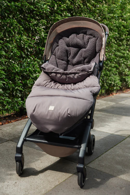 Jollein - Voetenzak buggy/kinderwagen Puffed - Grey