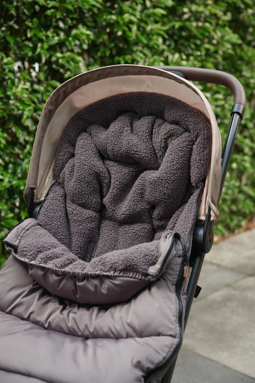 Jollein - Voetenzak buggy/kinderwagen Puffed - Grey