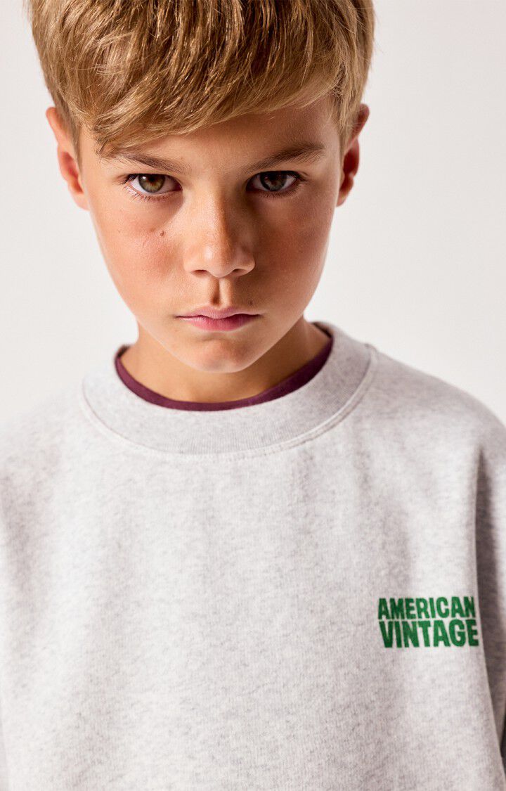 Sweater kids AMV Baptown - heather grey
