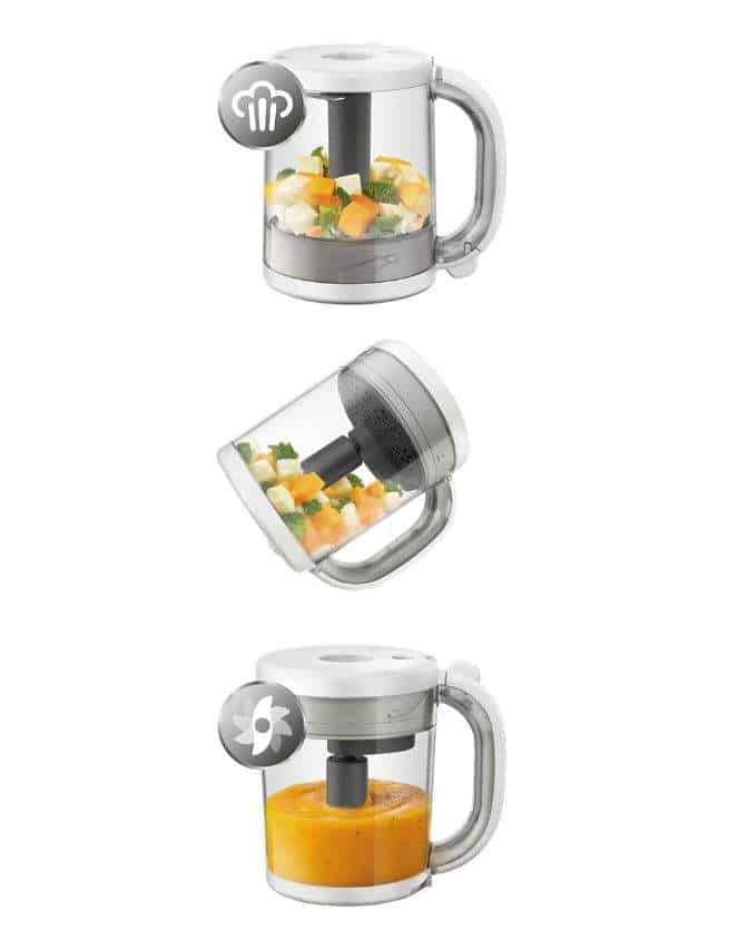 Steamer / Blender 4in1 grijs