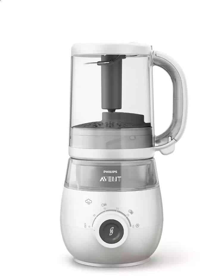 Steamer / Blender 4in1 grijs