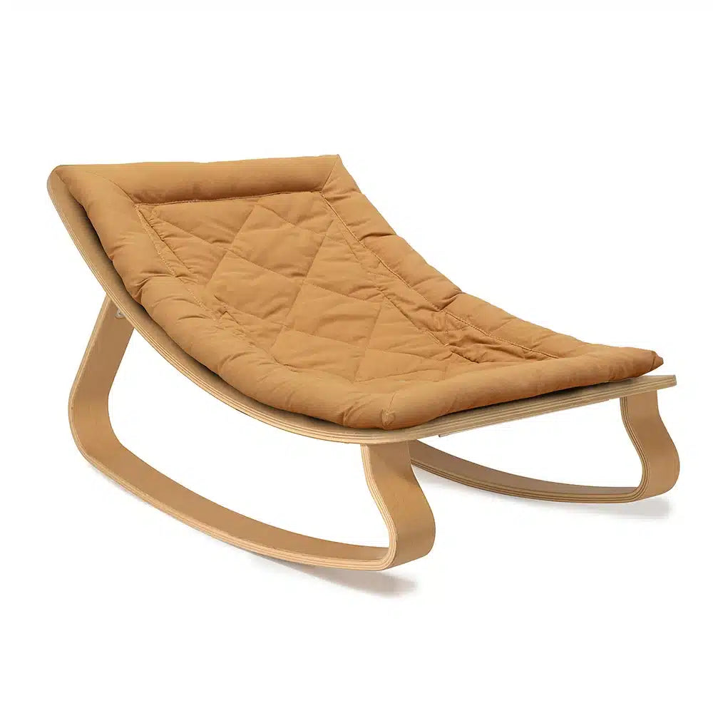 Baby rocker Levo beech camel seat