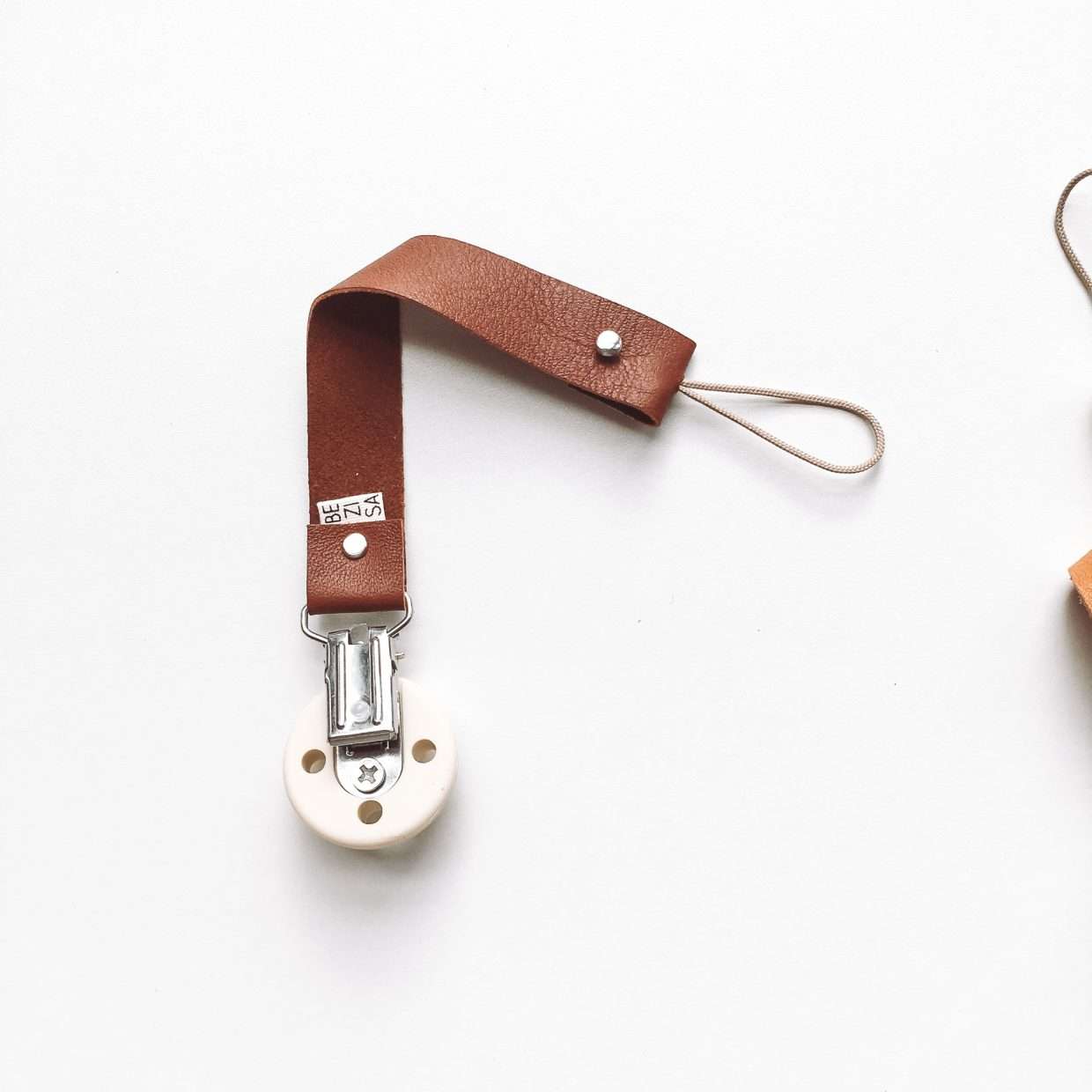 Leren Speenkoord - verschillende kleuren