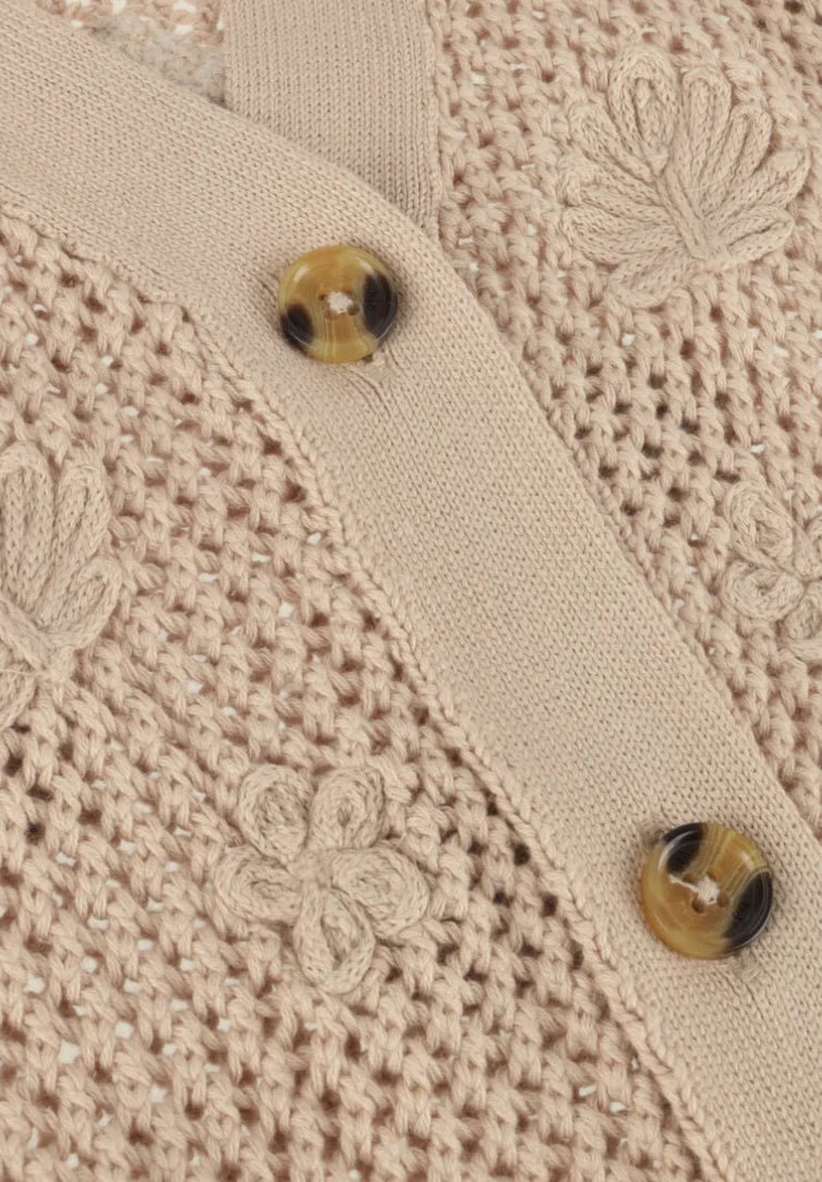 Baje - sia, Gilet knit rose salmon