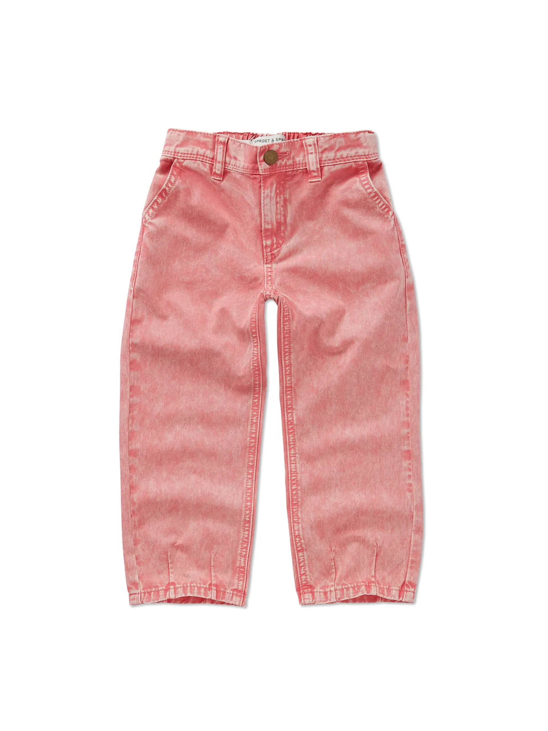 Loose denim pants bloom