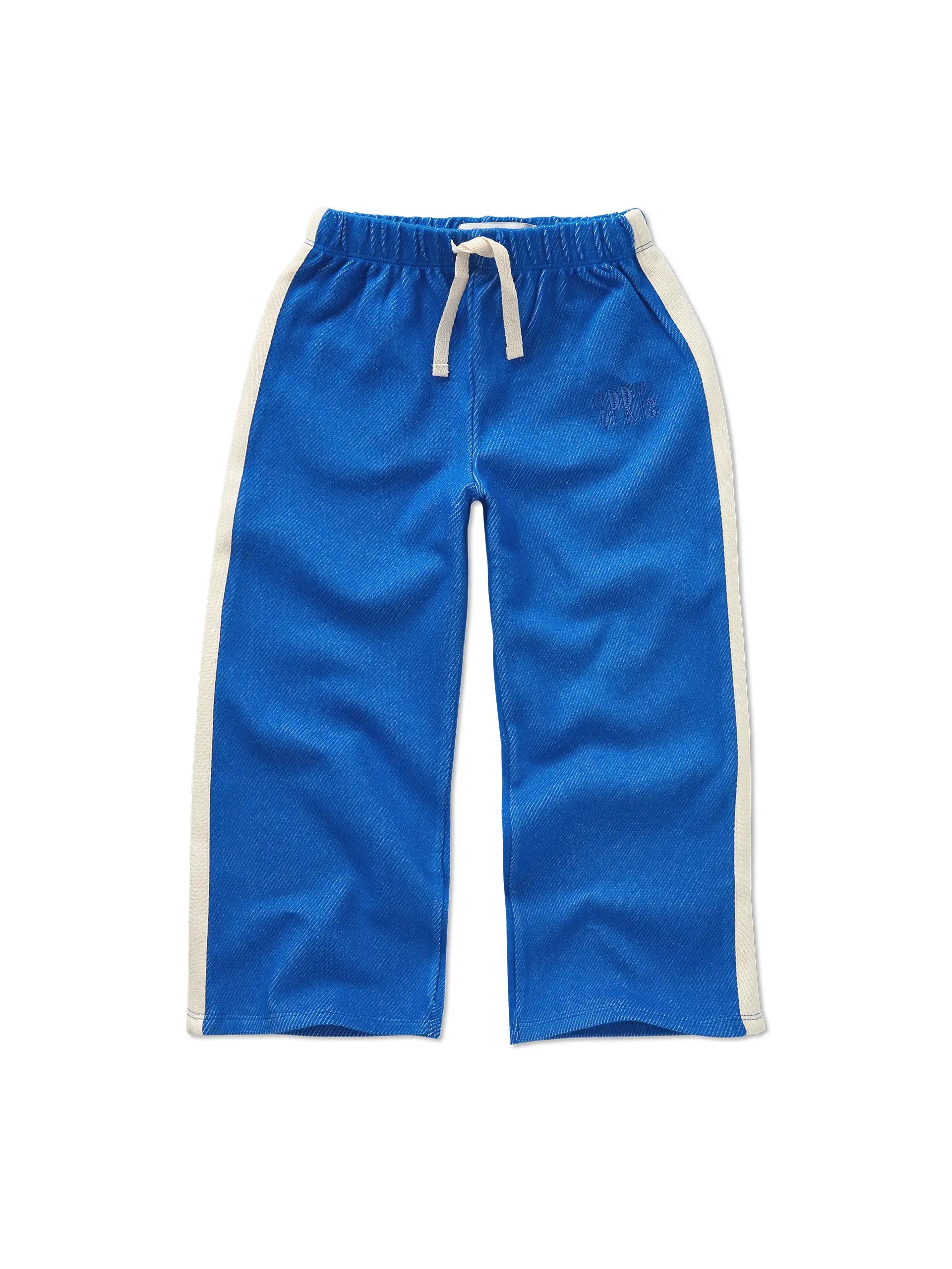 Loose track pants blue