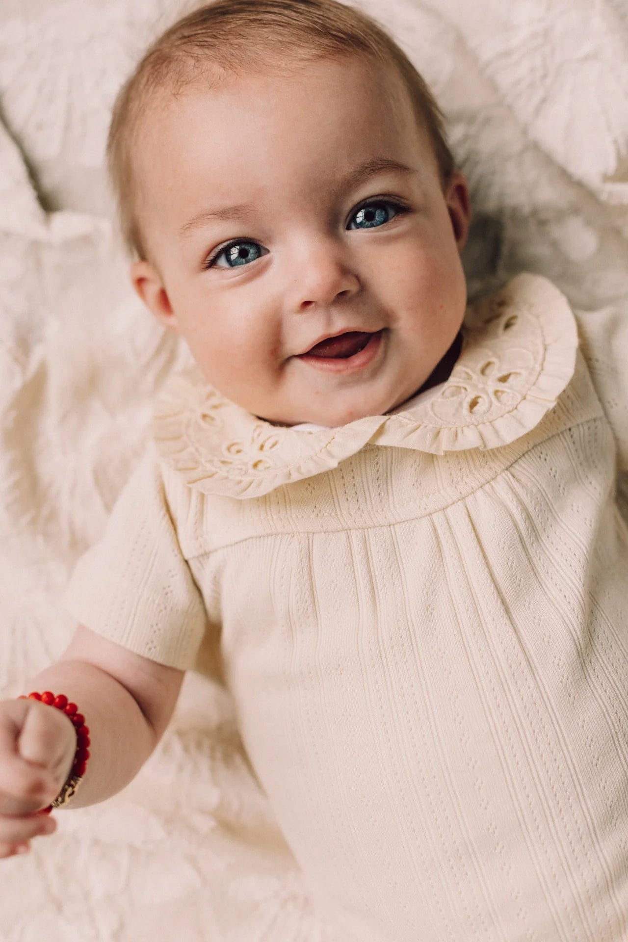 Baje - Yuul, jersey pointelle bodysuit creme oat
