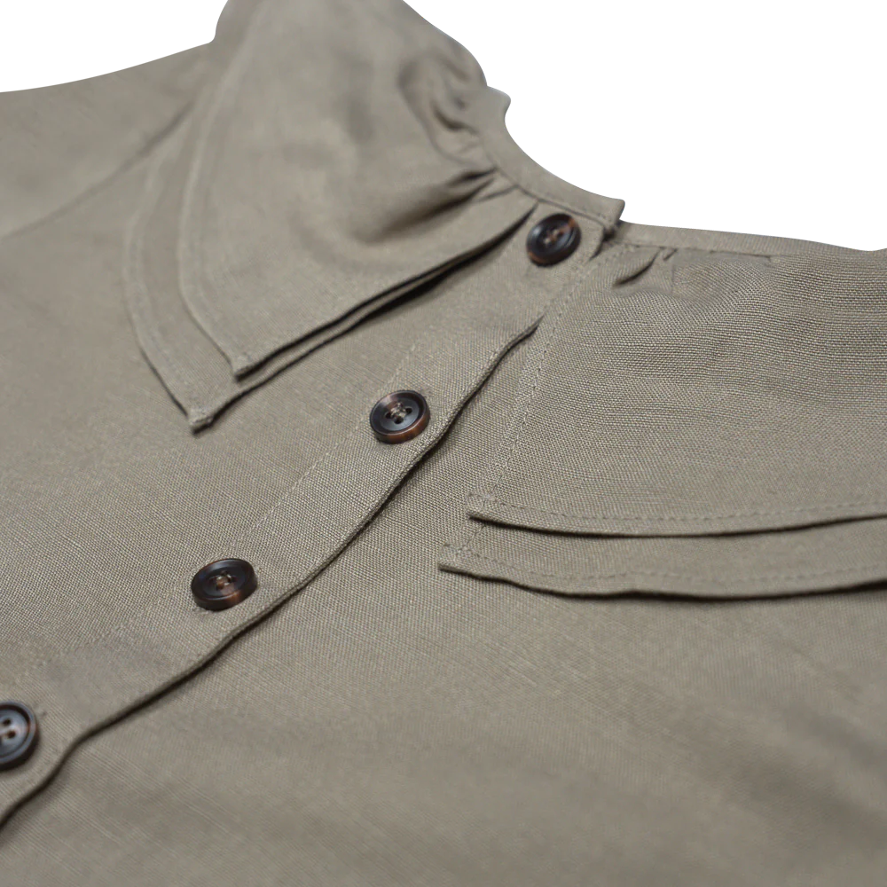 Baje - blouse Maida taupe LAATSTE STUK! 134/140