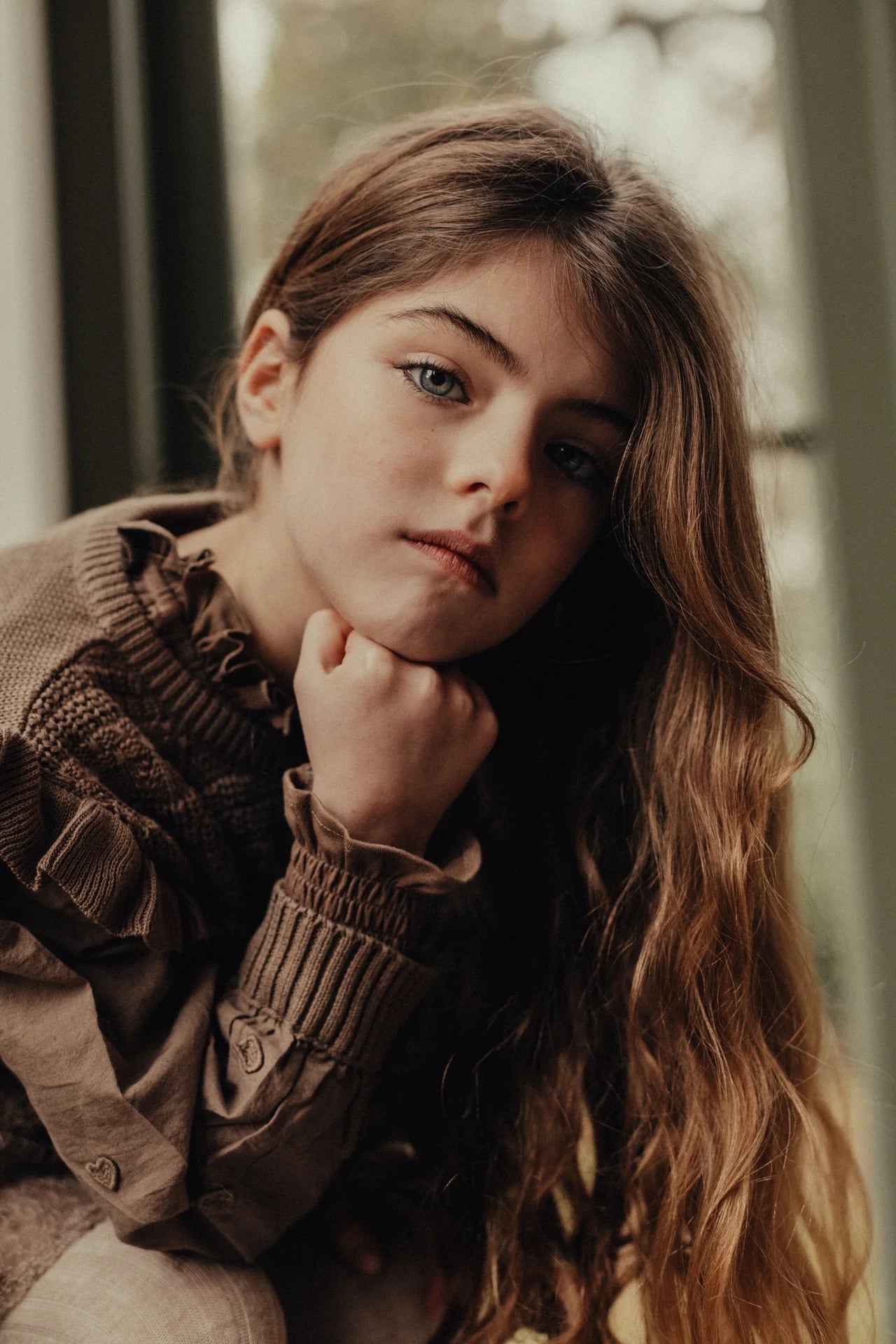 Ela longsleeve - Brown cacao