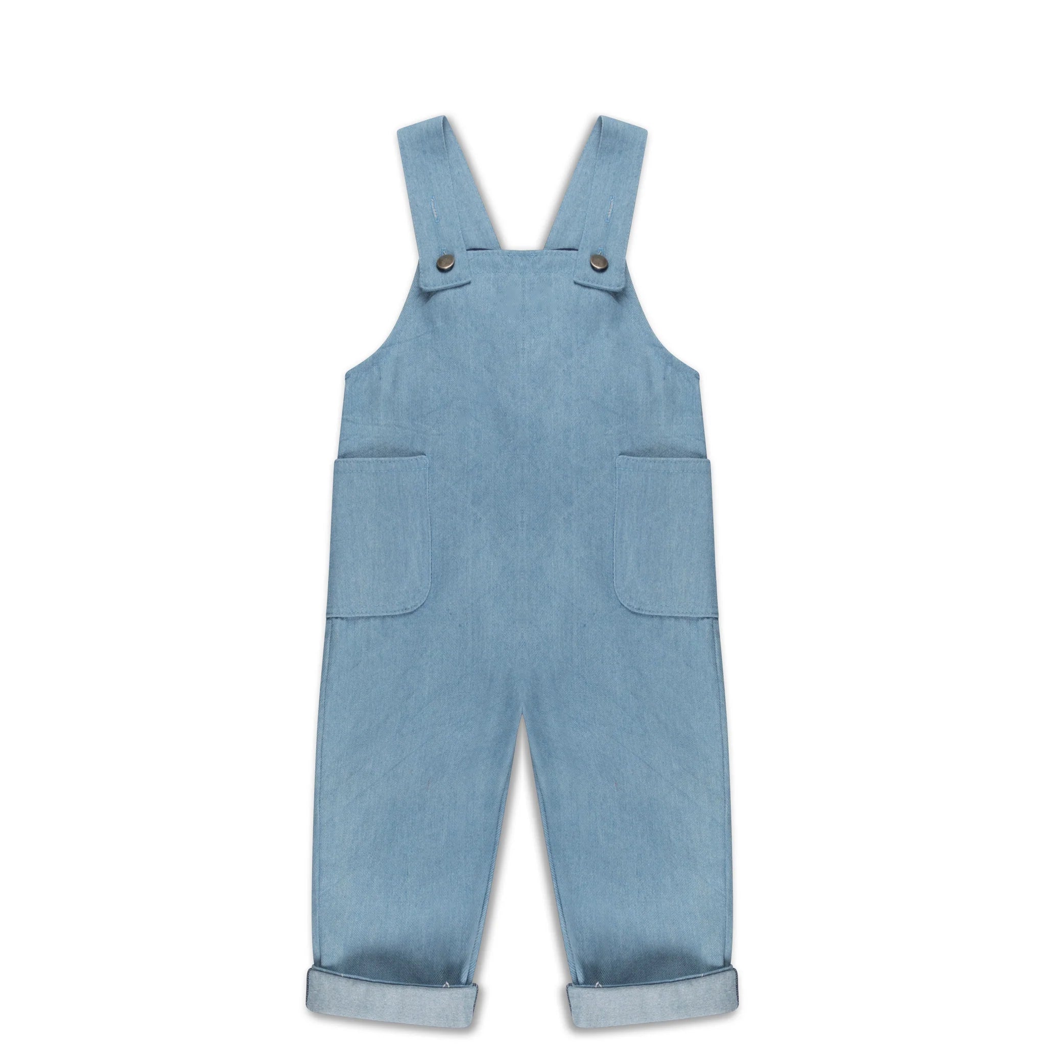 The Nicky - Light Blue Denim Dungarees