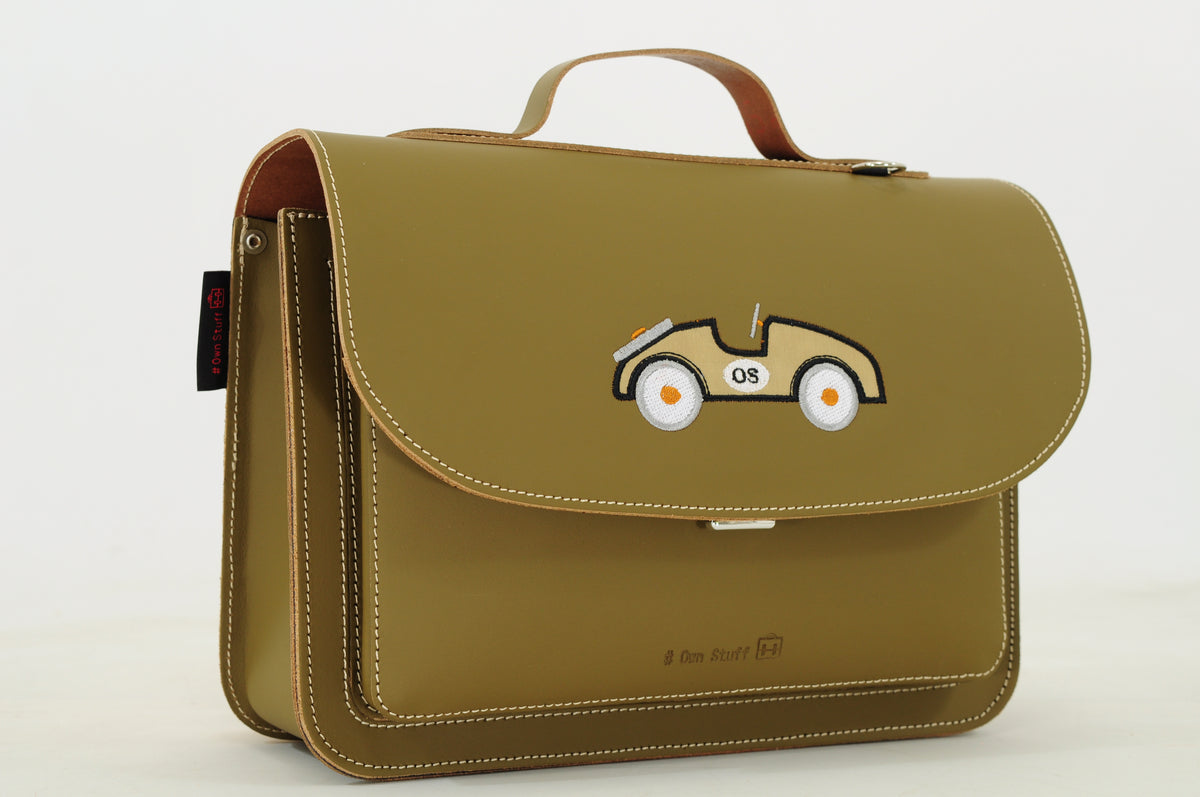 Own Stuff kleuterboekentas Car Moss