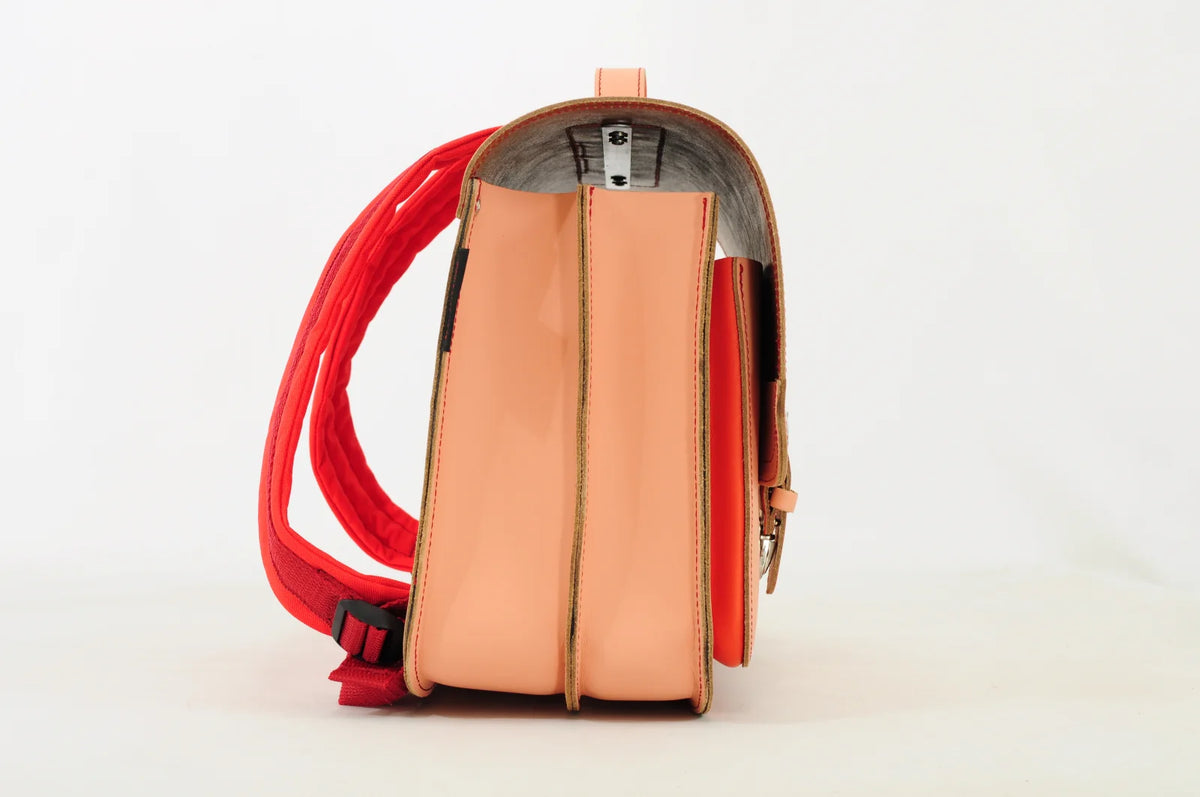 Own Stuff boekentas lagere school Classic Bi Color Peach - Strawberry