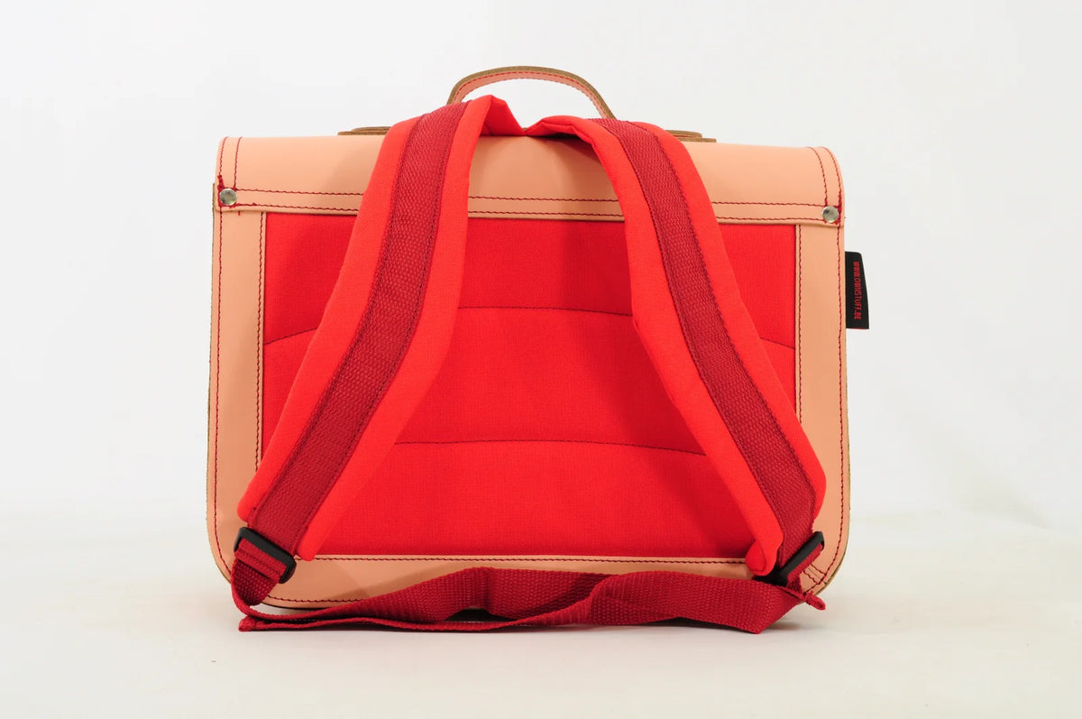 Own Stuff boekentas lagere school Classic Bi Color Peach - Strawberry