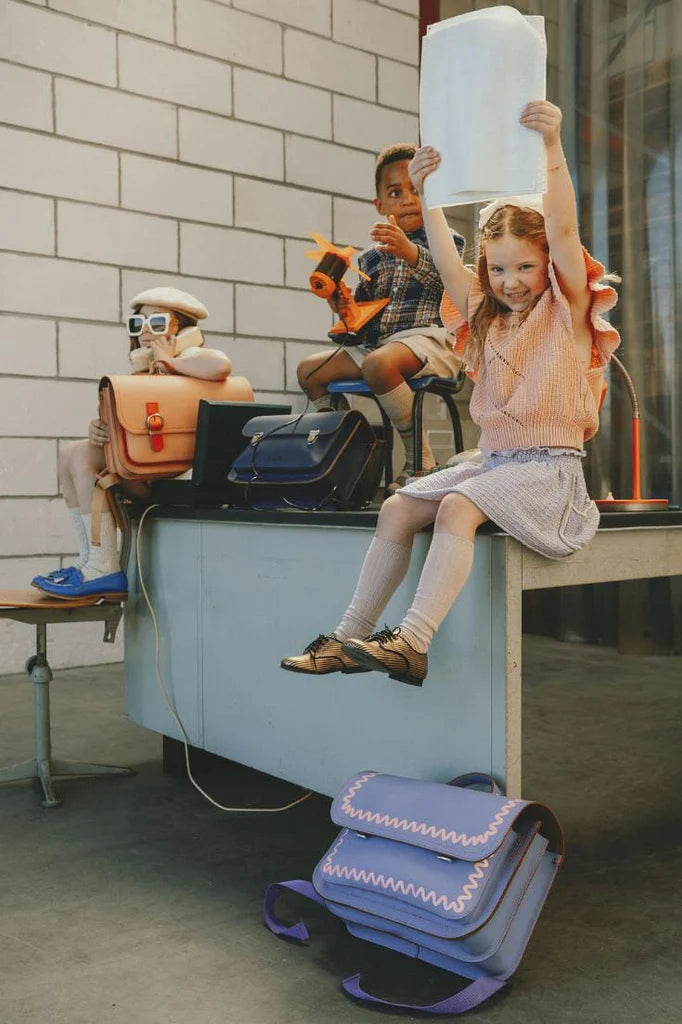 Own Stuff boekentas lagere school Wave Lila