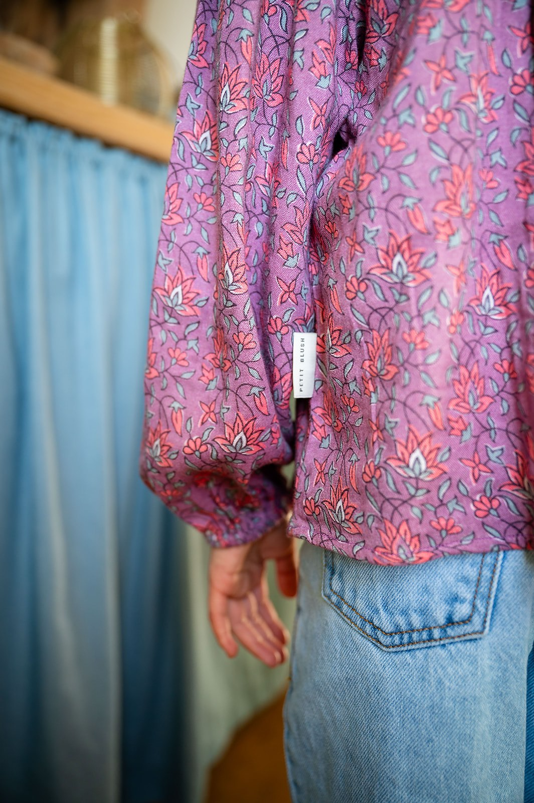 Nina Blouse - Jaipur Flower AOP
