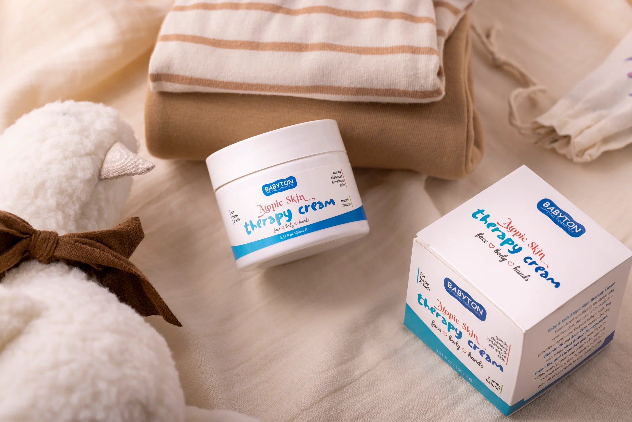 Natuurlijke Verzorgingscrème voor Atopische Huid 100ml