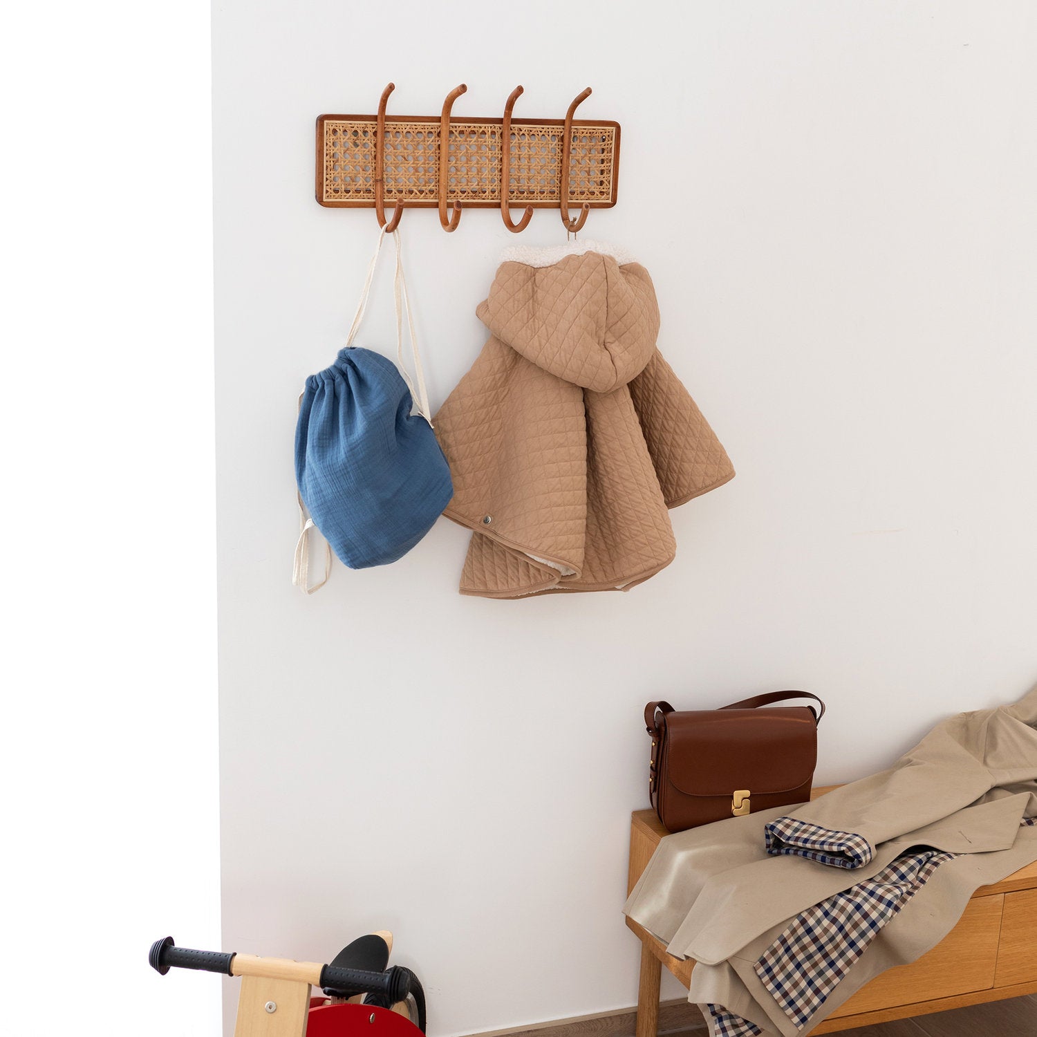 REISPONCHO 9-36m beige pady quilted + teddy