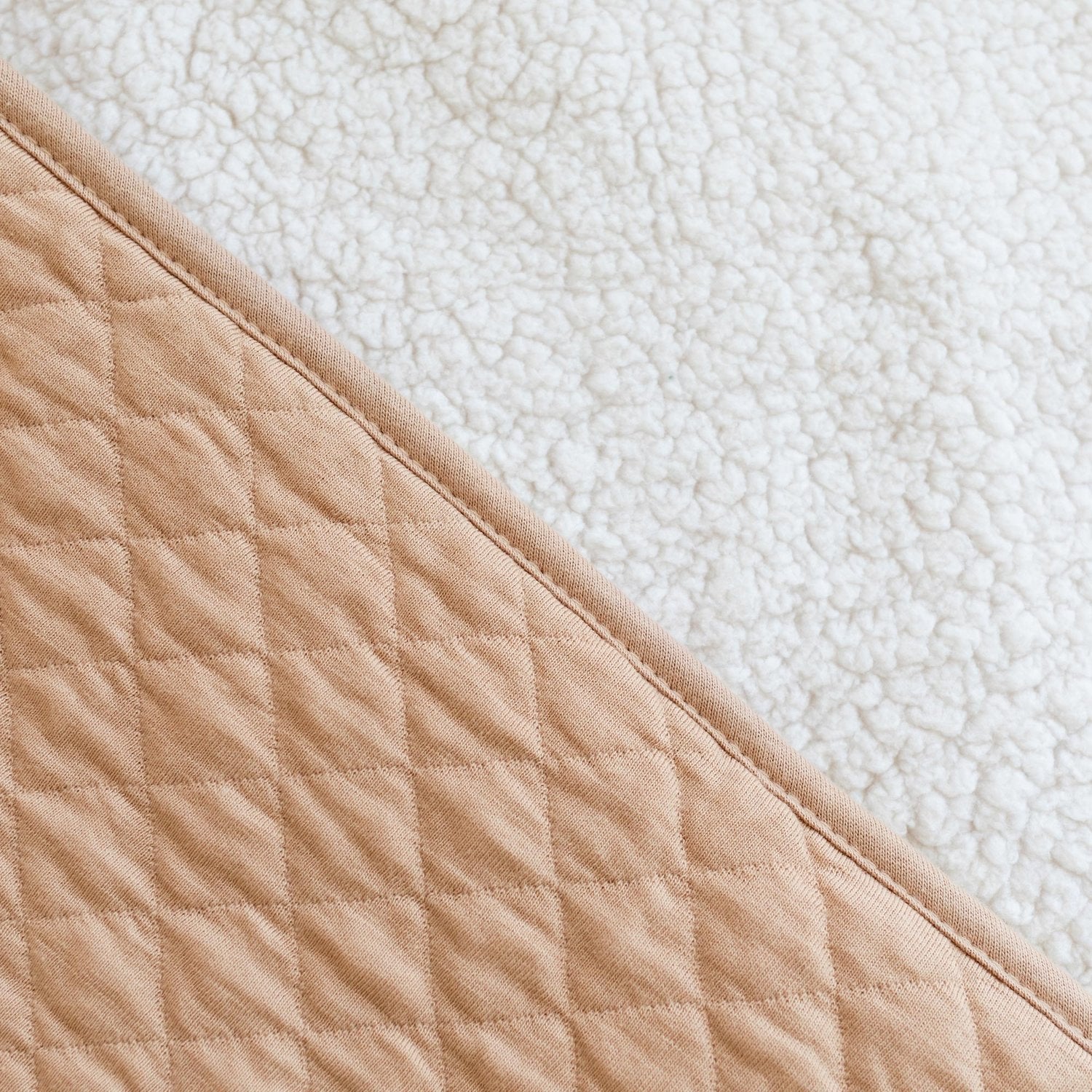 REISPONCHO 9-36m beige pady quilted + teddy