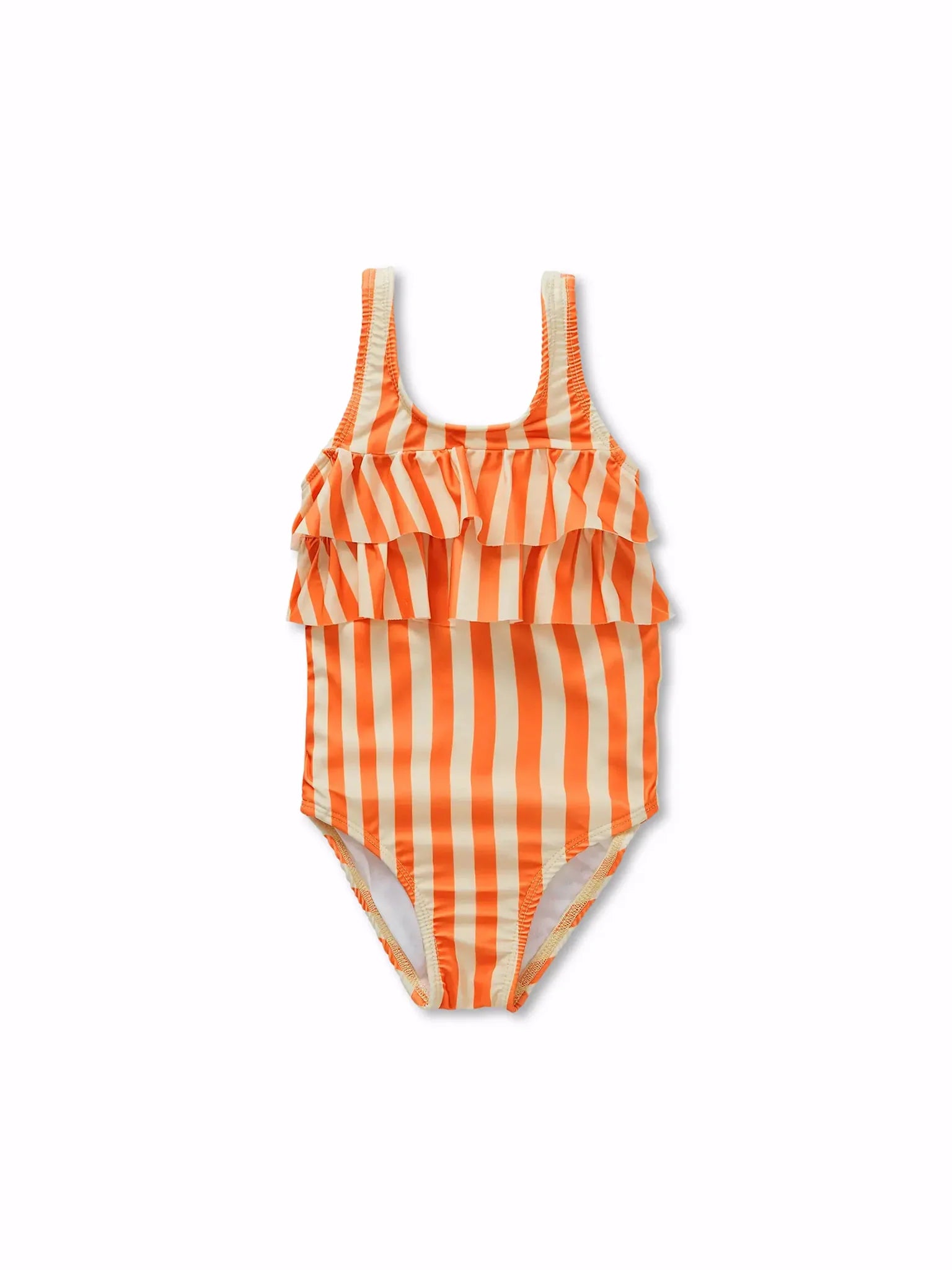 SWIMSUIT RUFFLE STRIPES