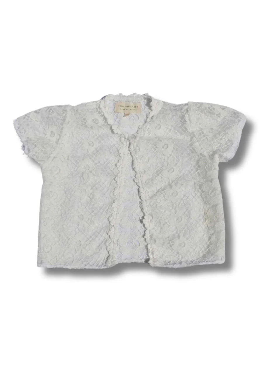 Two you label - Lace Cardigan/ Off white