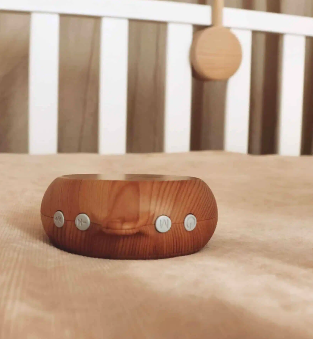 Muziekbox voor babymobielen - houten look