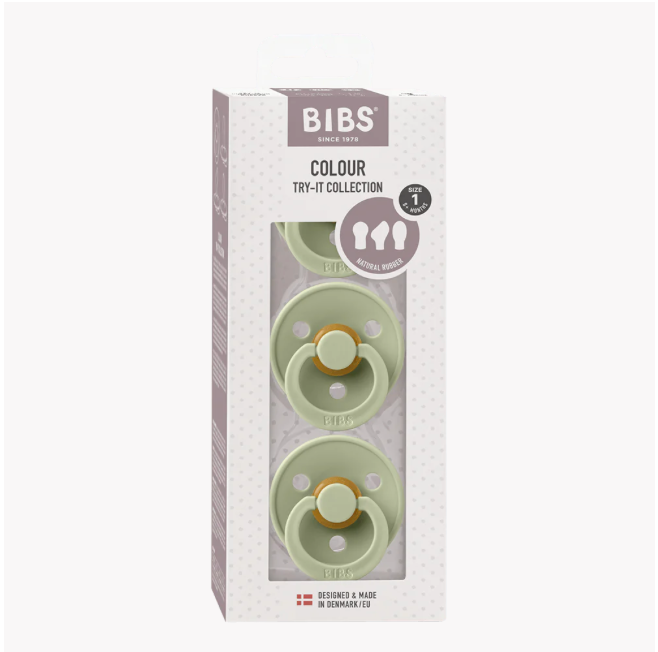 BIBS- Try-It Collection 3 pack - Sage - T1