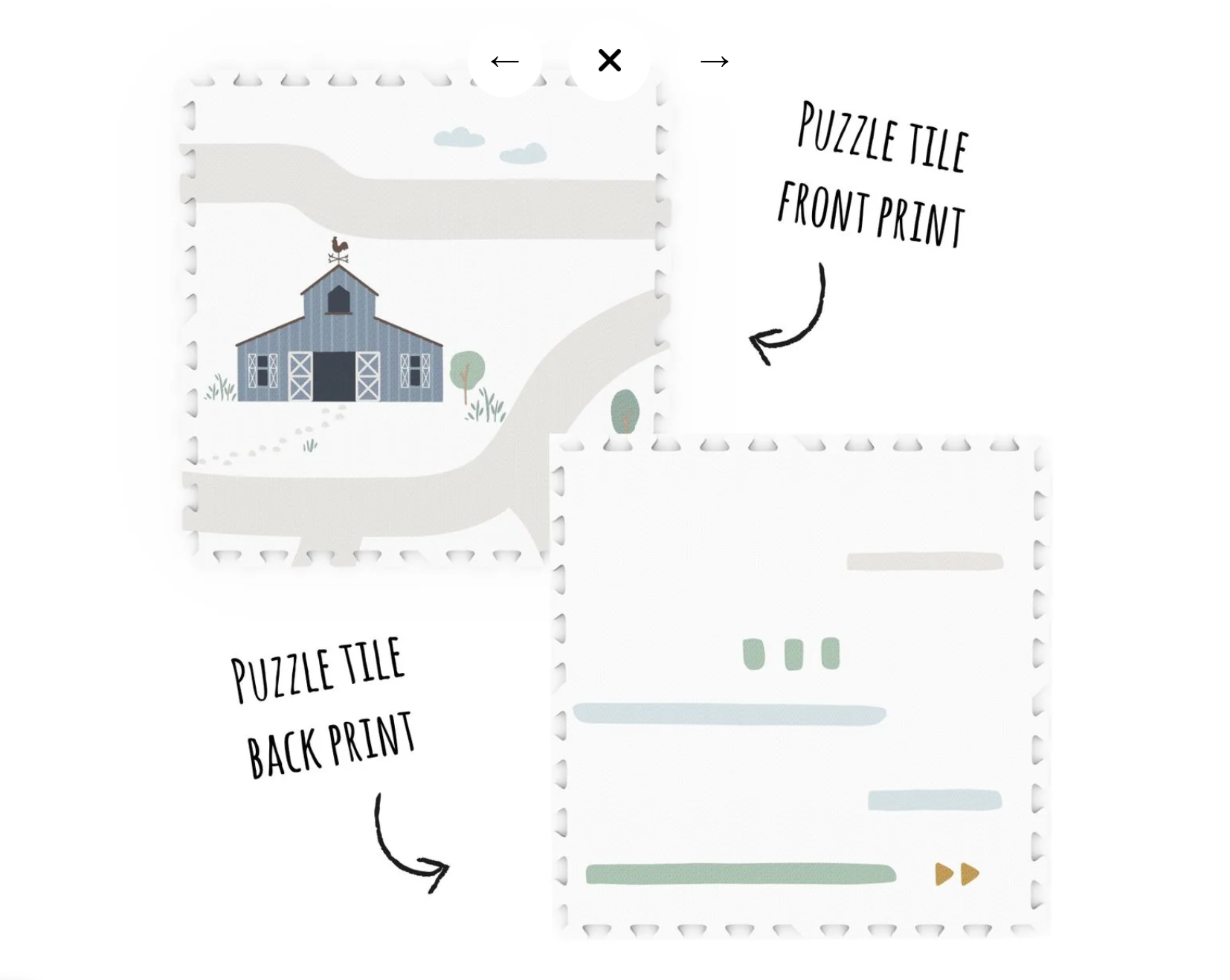 EEVAA Farm puzzlemat