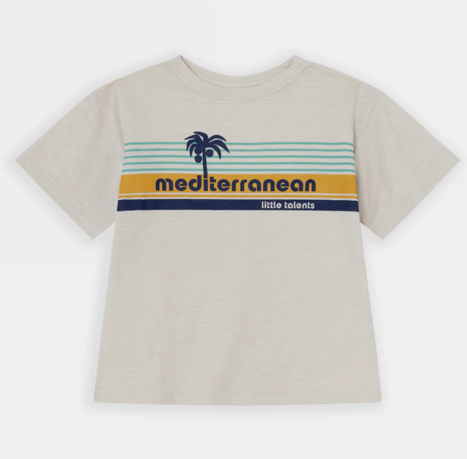 Little Talents - Mediterranean tshirt beige