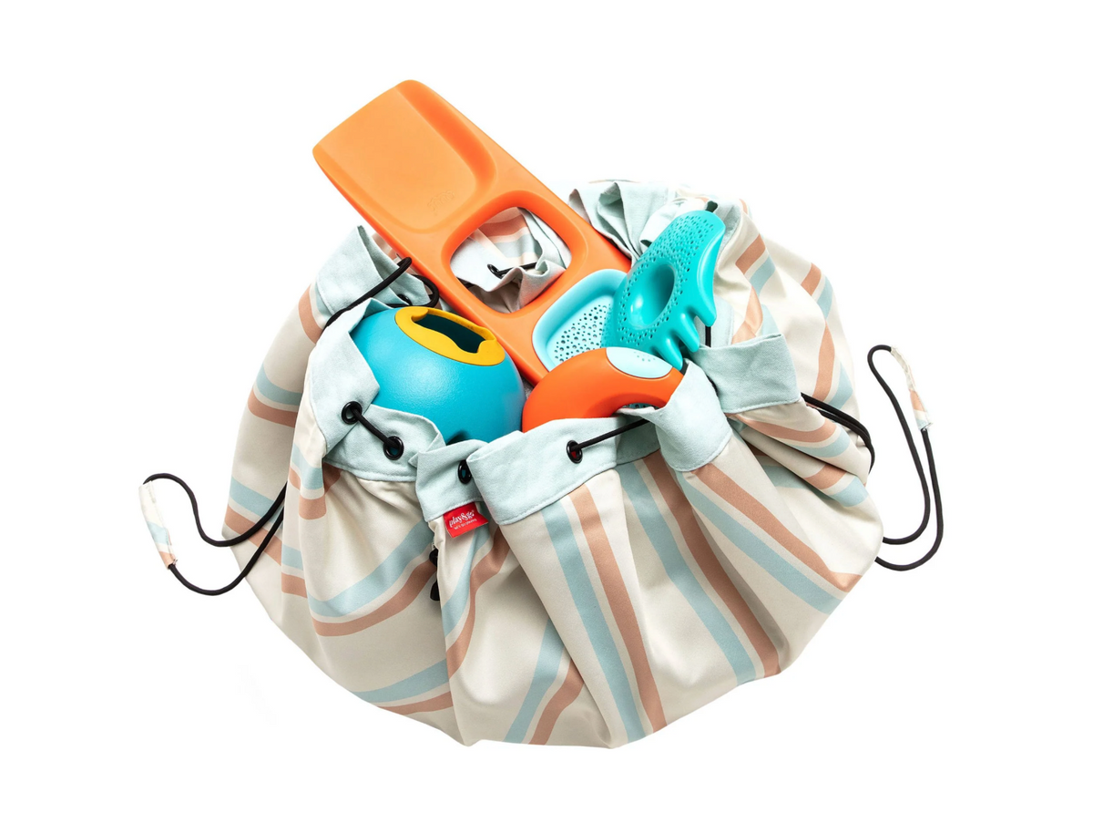 Outdoor – playmat & toy bag - stripes