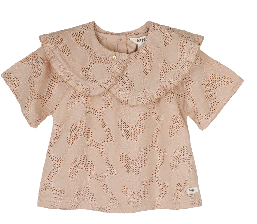 Baje - Noja Blouse shortsleeve - rose cafe