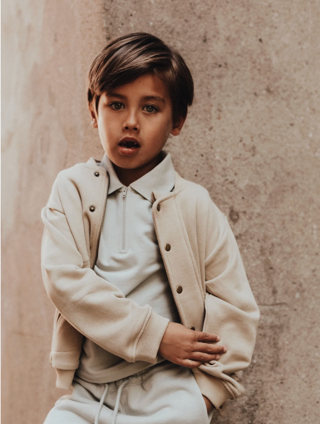 Baje - Jean Cardigan - Taupe cafe