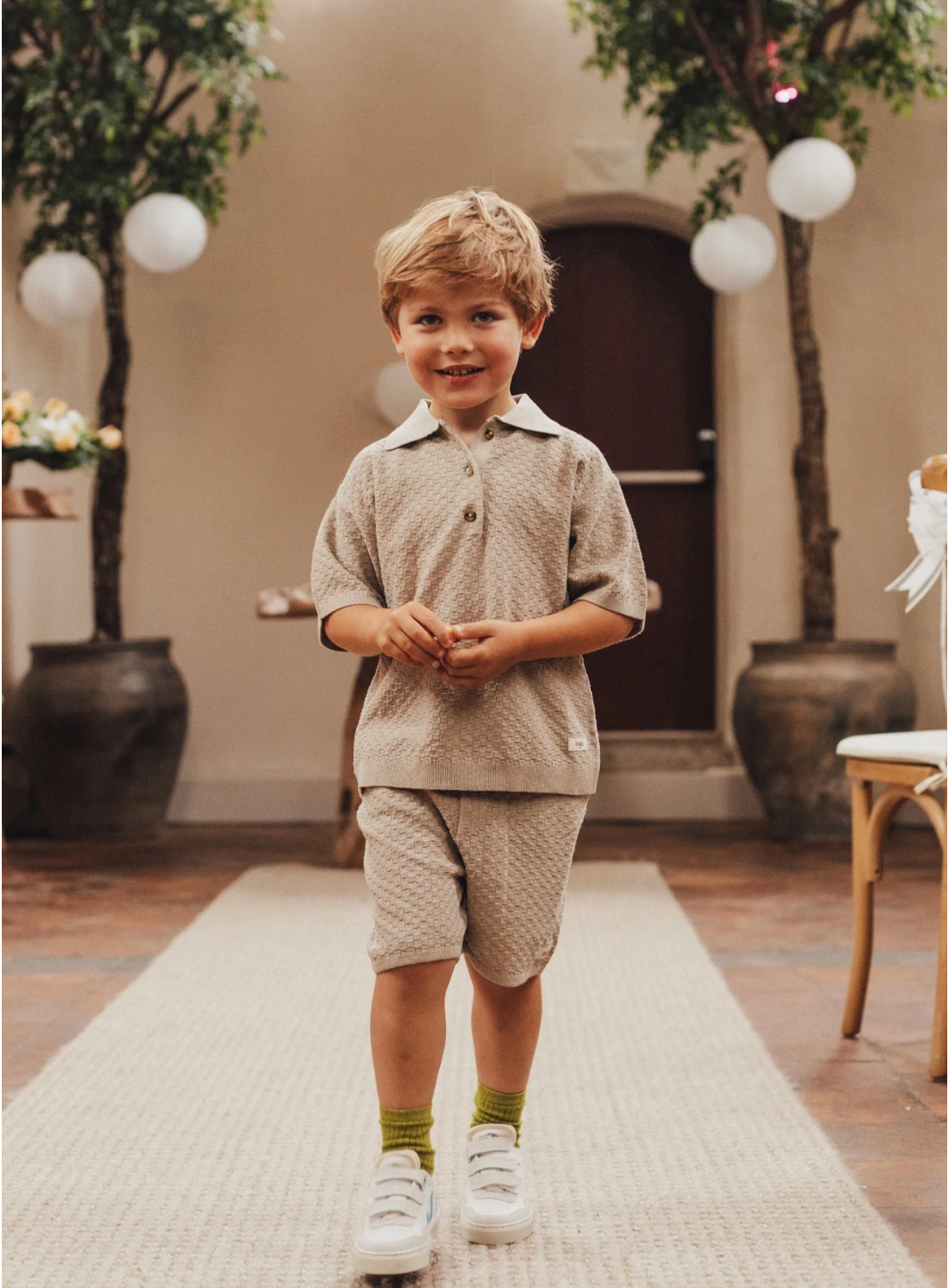 Baje - Shortsleeve polo - taupe gray