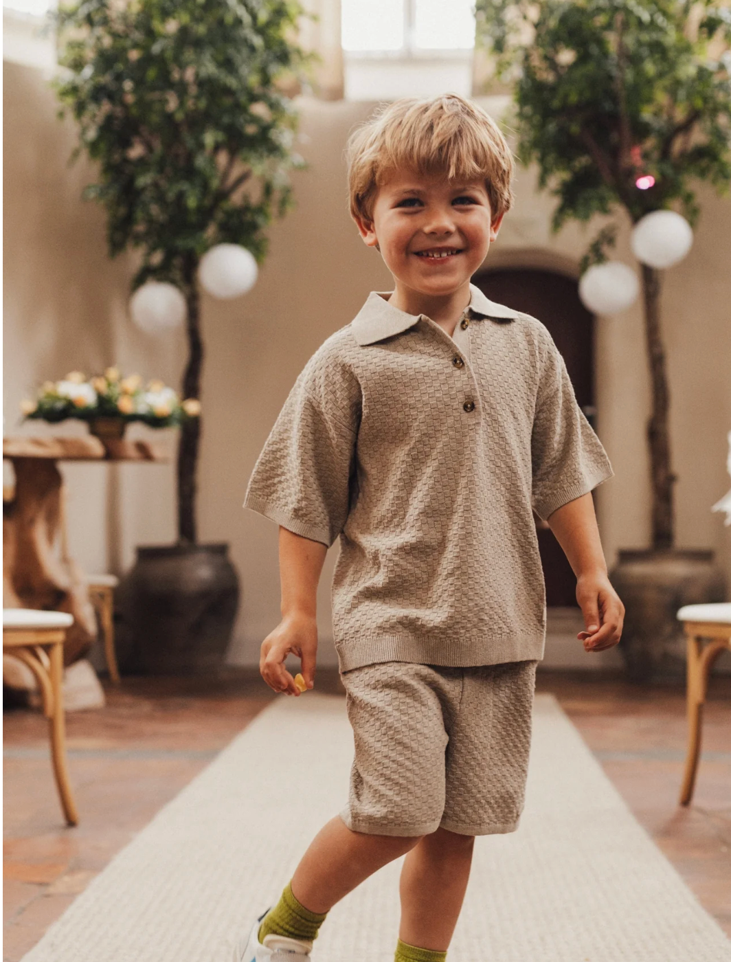 Baje - Pants short - taupe gray