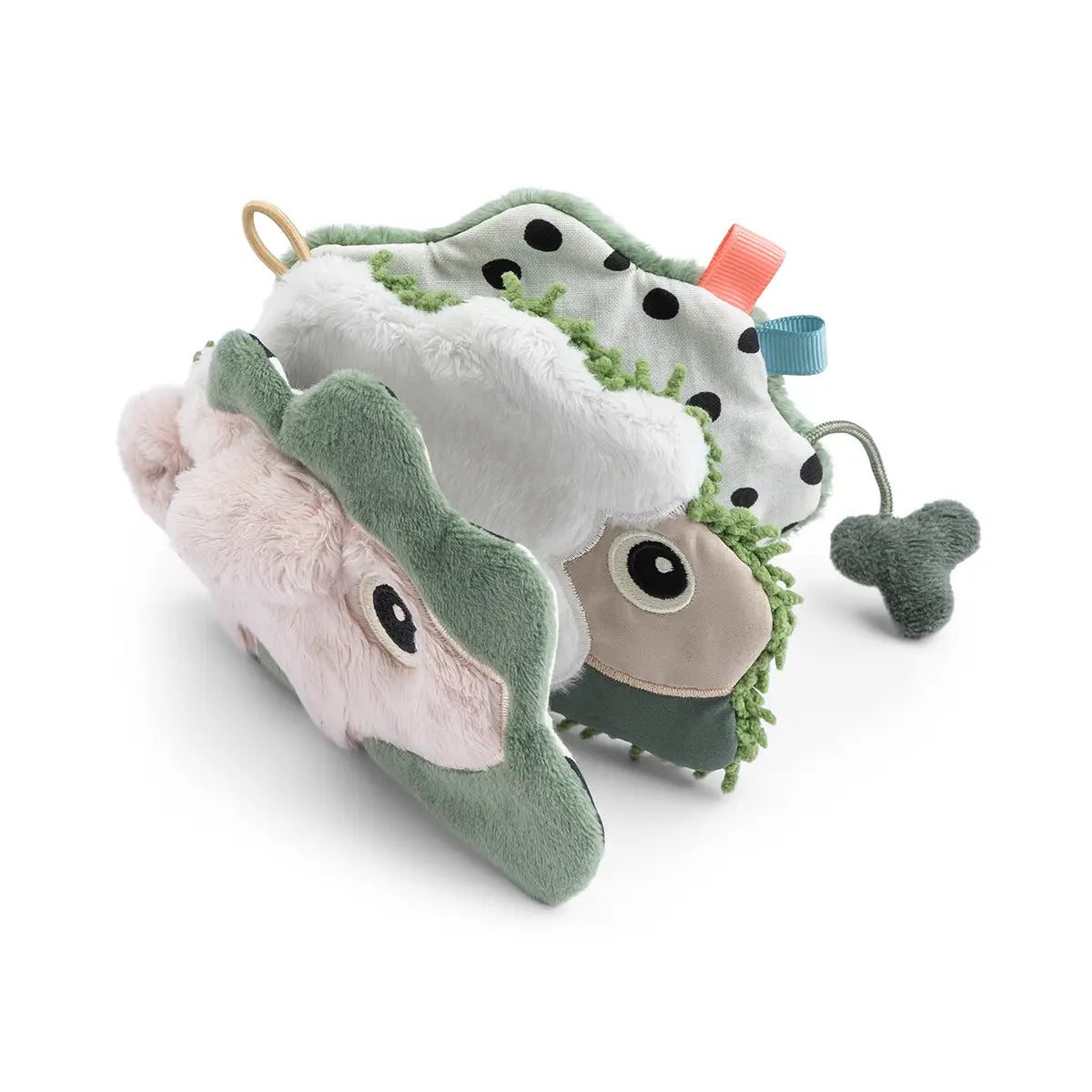 sensory baby book - tiny farm - colour mix