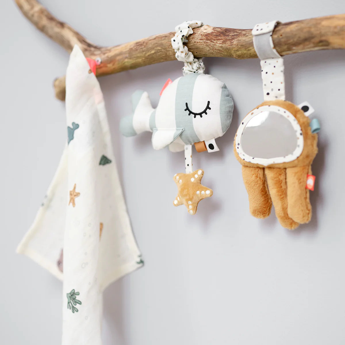 To go activiteitenset - Sea Friends - Blauw/Mosterd