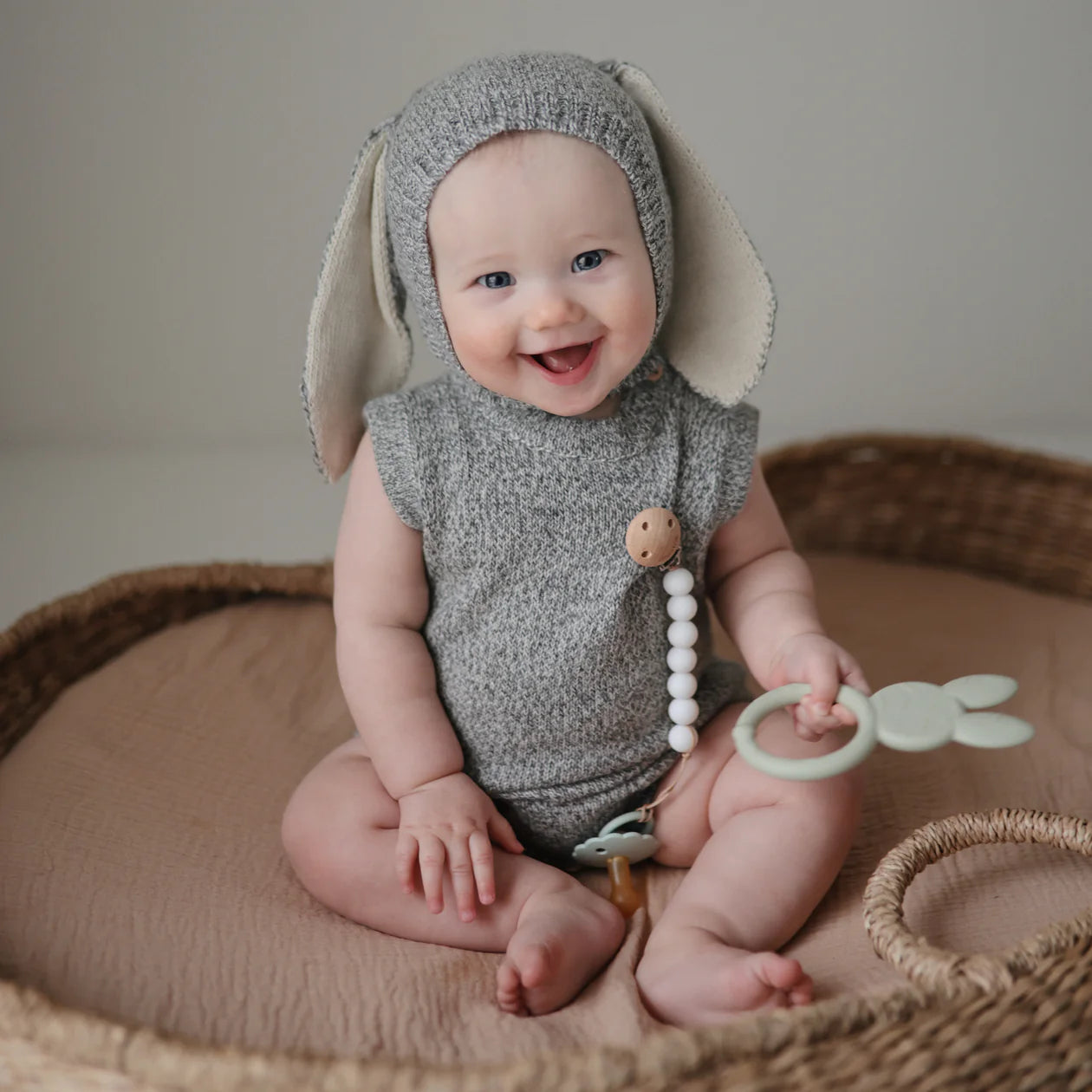 Mushie - bunny teether