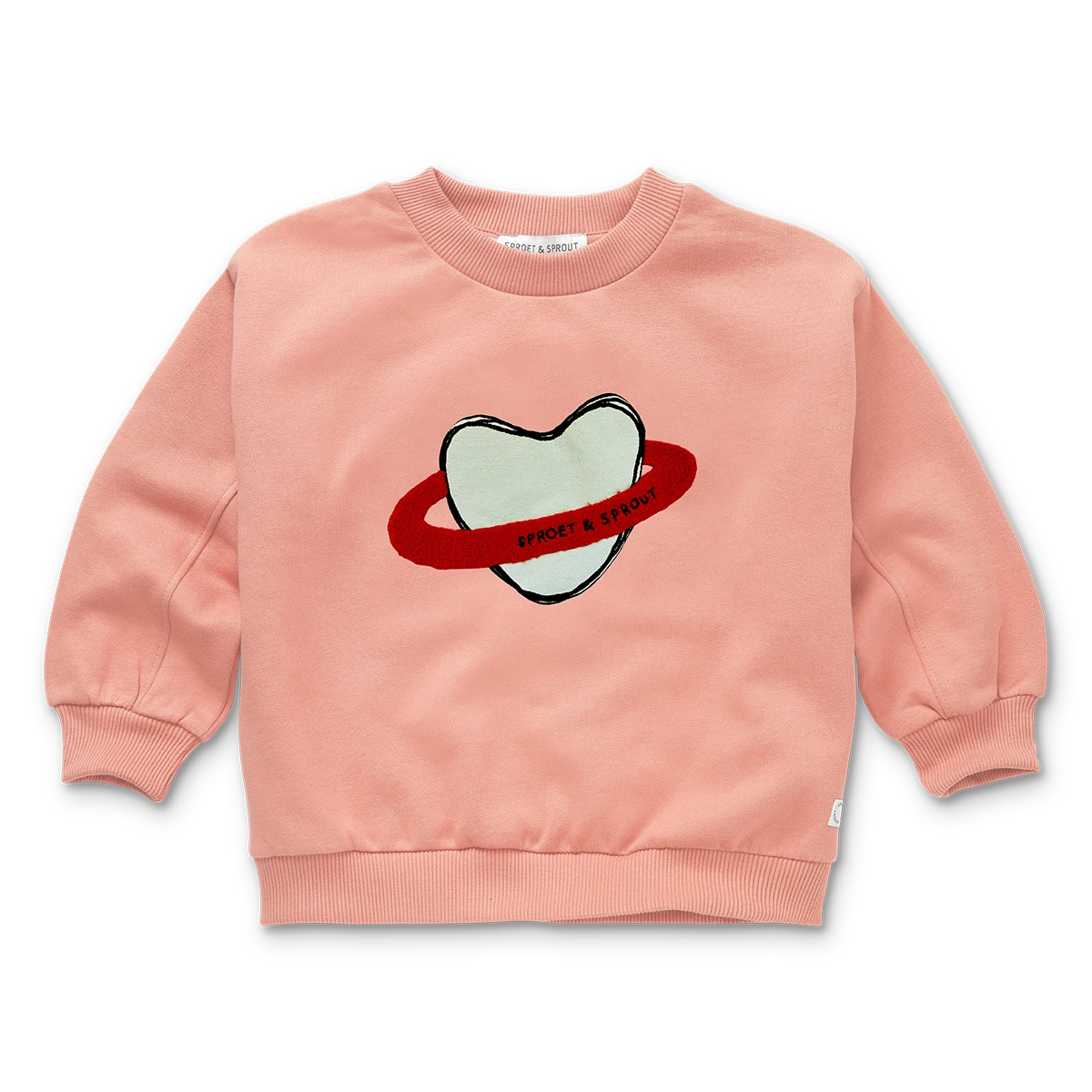 Sweatshirt heart Saturn